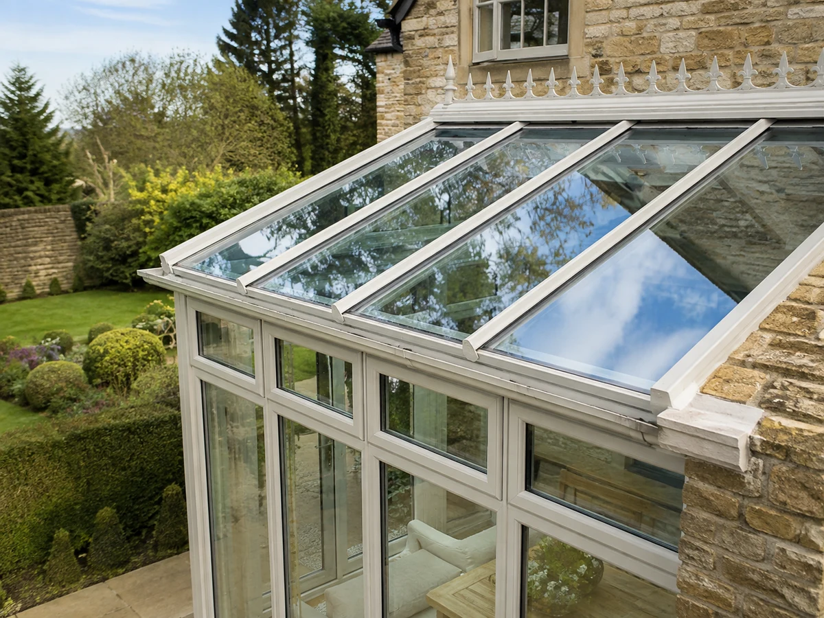 Illustration of conservatory roofs on a Yorkshire home