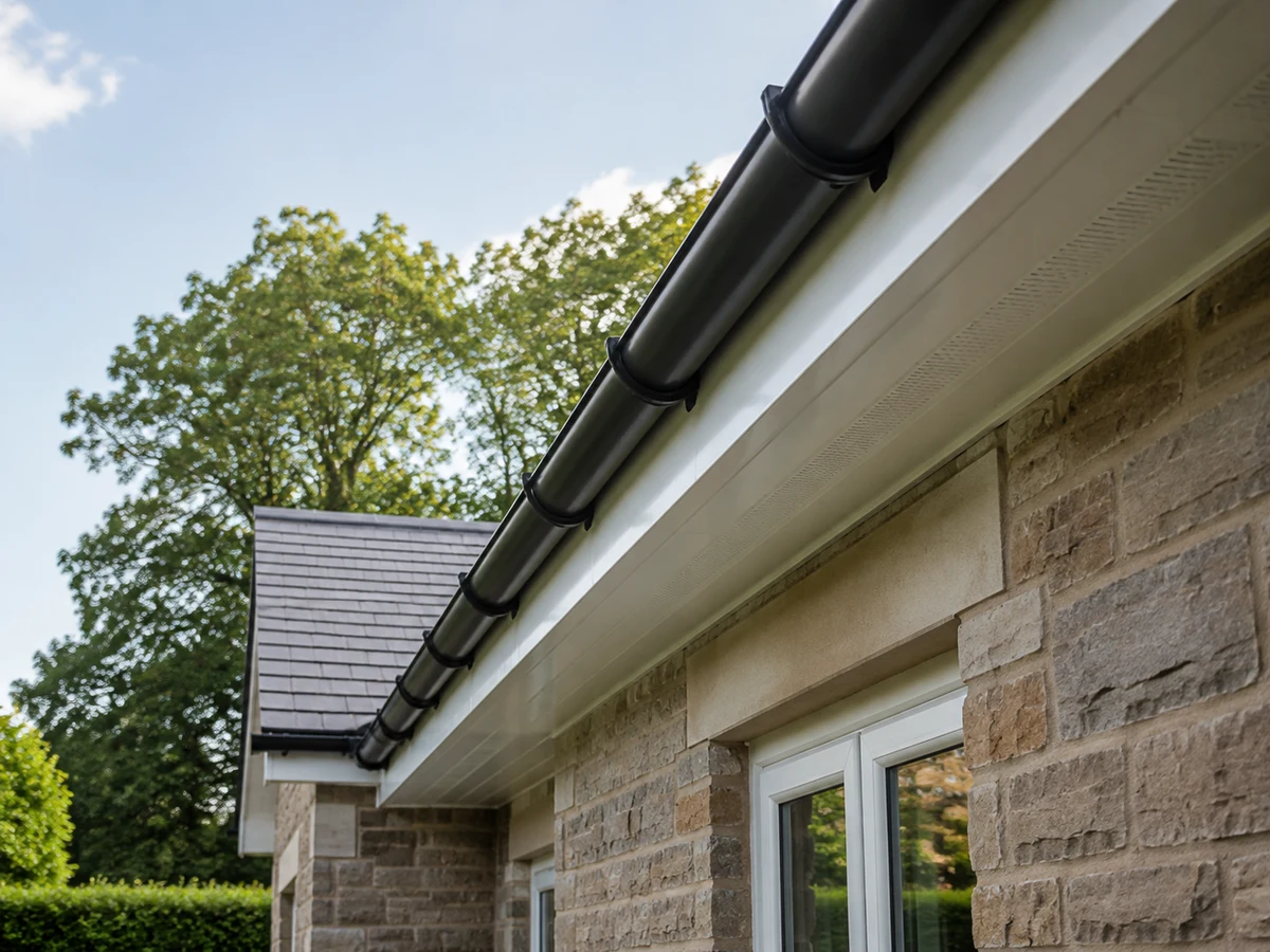 Illustration of fascias & soffits on a Yorkshire home